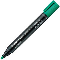 STAEDTLER Lumocolor - Green - Bullet tip - Black - Green - 2 mm - Germany - 1 pc(s)