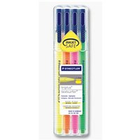 STAEDTLER 362 SB4 - 4 pezzo(i) - Verde - Arancione - Rosa - Giallo - Polipropilene (PP) - 1 mm - 4 mm