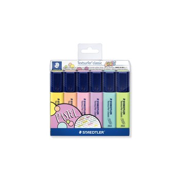 STAEDTLER 364 C - 6 pezzo(i) - Lime - Menta - Pesca - Rosa - Viola - Giallo - Punta smussata - Polipropilene (PP) - 1 mm - 5 mm