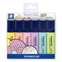 STAEDTLER 364 C - 6 pezzo(i) - Lime - Menta - Pesca - Rosa - Viola - Giallo - Punta smussata - Polipropilene (PP) - 1 mm - 5 mm