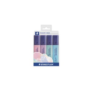 STAEDTLER 364 C - 4 pc(s) - Light Blue - Mint - Pink -...