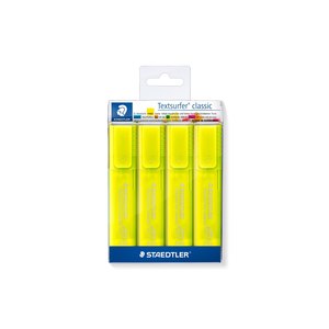 STAEDTLER 364-1P WP4 - 4 pezzo(i) - Giallo - Punta...