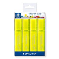 STAEDTLER 364-1P WP4 - 4 pezzo(i) - Giallo - Punta smussata - Giallo