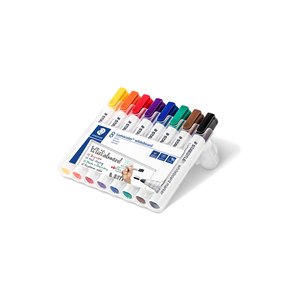 STAEDTLER Lumocolor 351 WP8 - Nero - Blu - Marrone -...