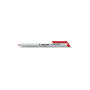 STAEDTLER Lumocolor 768 - Red - Brush tip - Red,White -...