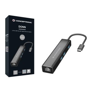 Conceptronic DONN07B - USB 3.2 Gen 1 (3.1 Gen 1) Type-C -...