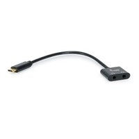 Equip Adapterkabel USB-C -> DAC- Audio St/Bu 3.5mm sw - Audio/Multimedia