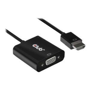 Club 3D CAC-1302 - Adapter - HDMI male to HD-15 (VGA),...