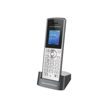 Grandstream WP810 - IP Phone - Black - Metallic - Wireless handset - 2 lines - 2.4/5 GHz - TFT