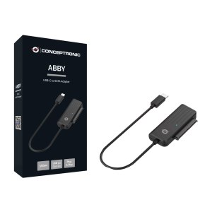 Conceptronic ABBY02B - USB C - SATA - Nero