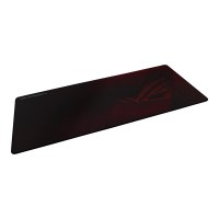 ASUS ROG Strix Scabbard II - Nero - Rosso - Immagine - Tessuto - Gomma - Barra appoggiaferro antiscivolo - Tappetino per mouse per gioco da computer