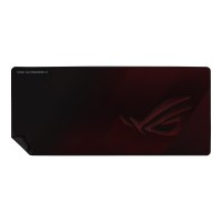 ASUS ROG Strix Scabbard II - Nero - Rosso - Immagine - Tessuto - Gomma - Barra appoggiaferro antiscivolo - Tappetino per mouse per gioco da computer