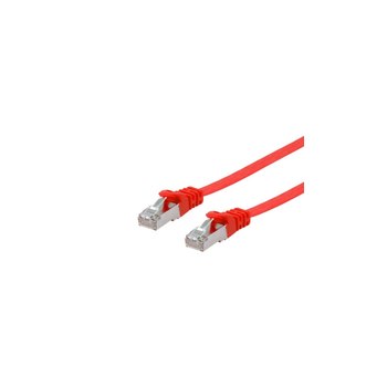 Equip 607624 - 5 m - Cat6a - U/FTP (STP) - RJ-45 - RJ-45 - Red