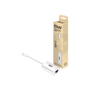 Club 3D Adapter USB 3.2 Typ C> RJ-45 Gigabit LAN St/Bu...