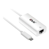 Club 3D Adapter USB 3.2 Typ C> RJ-45 Gigabit LAN St/Bu - Adattatore - Digitale/dati