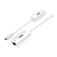 Club 3D Adapter USB 3.2 Typ C> RJ-45 Gigabit LAN St/Bu - Adattatore - Digitale/dati