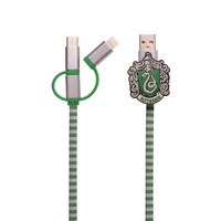 Thumbs Up 1002654 - 1 m - USB A - Micro-USB B - Verde - Grigio