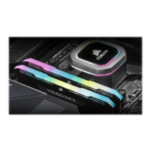 CORSAIR Vengeance RGB PRO SL - DDR4 - Kit - 32 GB: 2 x 16 GB - DIMM 288-PIN - 3200 MHz / PC4-25600 - CL16 - 1.35 V - ungepuffert - non-ECC - Schwarz