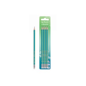 Herlitz 50033638 - HB - Green - Hexagonal - 4 pc(s)