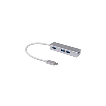 Equip 128958 - USB 3.2 Gen 1 (3.1 Gen 1) Type-C - USB 3.2 Gen 1 (3.1 Gen 1) Type-A - 5000 Mbit/s - Silber - Aluminium - Windows 10 - Windows 7 - Windows 8