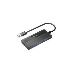 Equip 4-Port USB 3.0 Hub with USB-C Adapter - USB 3.2 Gen...