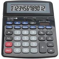 Olympia 2504 - Desktop - Finanzrechner - 12 Ziffern - Batterie/Solar - Schwarz - Blau - Grau