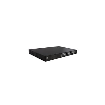 LevelOne FGP-2831 - Unmanaged - Fast Ethernet (10/100) - Power over Ethernet (PoE) - Rack-Einbau - 1U