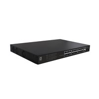 LevelOne FGP-2831 - Unmanaged - Fast Ethernet (10/100) - Power over Ethernet (PoE) - Rack-Einbau - 1U