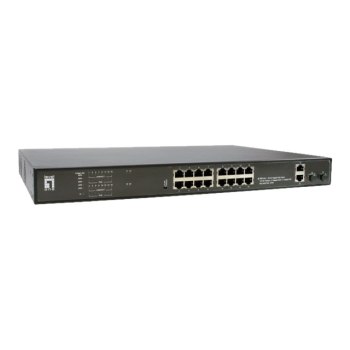 LevelOne GEP-2021 - Switch - 16 x 10/100/1000 (PoE)