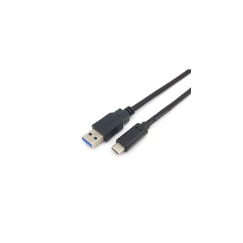 Equip USB 3.2 Gen 1 Typ A auf Typ C Kabel - M/M - 2.0 m - 2 m - USB A - USB C - USB 3.2 Gen 1 (3.1 Gen 1) - 5000 Mbit/s - Schwarz