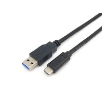 Equip USB 3.2 Gen 1 Typ A auf Typ C Kabel - M/M - 2.0 m - 2 m - USB A - USB C - USB 3.2 Gen 1 (3.1 Gen 1) - 5000 Mbit/s - Schwarz