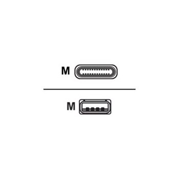 Equip USB Kabel 3.2 A -> C St/St 1.0m weiß - Cavo - Digitale/dati