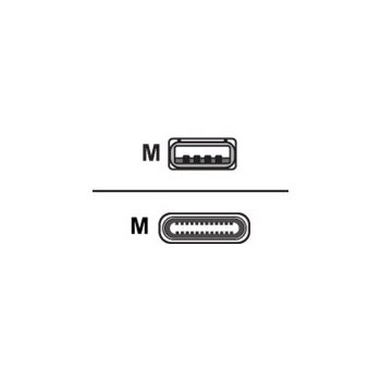 Equip USB Kabel 3.2 A -> C St/St 1.0m 3A schwarz - Cavo - Digitale/dati