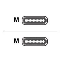 Equip USB Kabel 3.2 C -> St/St 1.0m 3A weiß - Cavo - Digitale/dati