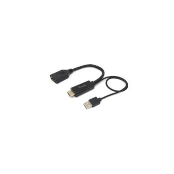 Equip HDMI Adapter Displayport St/Bu 0.15m 4K/60Hz sw - Adapter - Digital/Display/Video