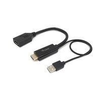 Equip HDMI Adapter Displayport St/Bu 0.15m 4K/60Hz sw - Adapter - Digital/Display/Video