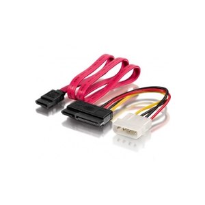 Equip SATA cable - 4 PIN internal power, SATA to SATA...