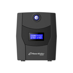 PowerWalker Basic VI 1500 STL FR - USV - Wechselstrom 162 - 290 V - 900 Watt - 1500 VA - 7.2 Ah - USB - Ausgangsanschlüsse: 4