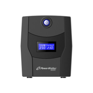 PowerWalker Basic VI 2200 STL FR - USV - Wechselstrom 162 - 290 V - 1320 Watt - 2200 VA - 9 Ah - USB - Ausgangsanschlüsse: 4