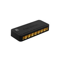 LevelOne FEU-0812. Switch-Typ: Unmanaged. Basic Switching RJ-45 Ethernet Ports-Typ: Fast Ethernet (10/100), Anzahl der basisschaltenden RJ-45 Ethernet Ports: 8. Vollduplex. MAC-Adressentabelle: 1000 Eintragungen. Netzstandard: IEEE 802.3, IEEE 802.3az, IE