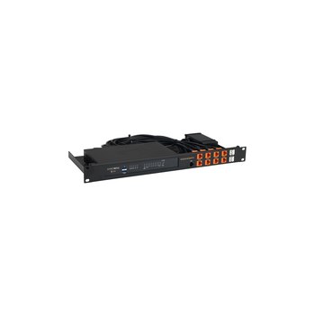 Rackmount.IT RM-SW-T9 - Netzwerk-Einrichtung - Rack montierbar - RAL 9005 - 1U - 48.3 cm (19") - für SonicWall TZ570, TZ670