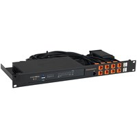 Rackmount.IT RM-SW-T9 - Netzwerk-Einrichtung - Rack montierbar - RAL 9005 - 1U - 48.3 cm (19") - für SonicWall TZ570, TZ670