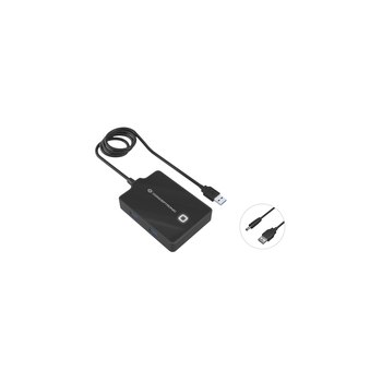 Conceptronic USB-Hub 4-Port 3.0 ->4x3.0 o.Netzteil sw - Hub