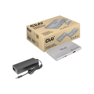 Club 3D Thunderbolt4 5-in-1 Hub> 3xThunderbolt/1xUSB Bu/Bu retail