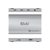 Club 3D Thunderbolt 4 Portable 5-in-1 Hub with Smart Power