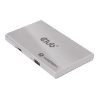 Club 3D Thunderbolt4 5-in-1 Hub> 3xThunderbolt/1xUSB Bu/Bu retail