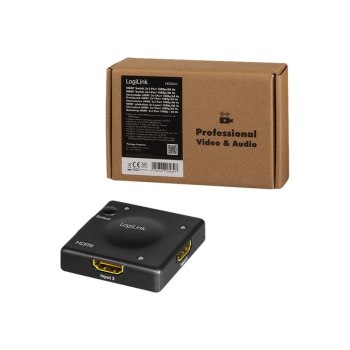 LogiLink Video/Audio-Schalter - 3 x HDMI