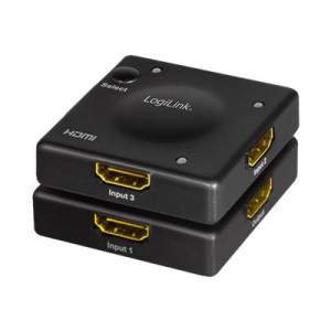 LogiLink Video/Audio-Schalter - 3 x HDMI