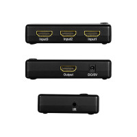 LogiLink HD0042 HDMI Switch 3x1-Port 1080p/60 Hz HDCP CEC RC