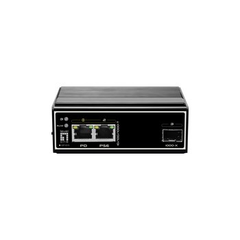 LevelOne IGP-0310 - Switch - 2 x 10/100/1000 (2 PoE+) + 1 x Gigabit SFP